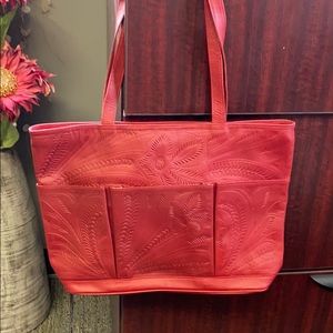 Leather Red Purse